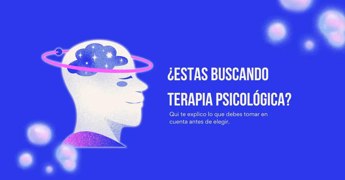 Estas buscando terapia psicológica